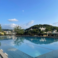 Spa hotel Thermal ****, lázně Karlovy Vary - venkovní bazén